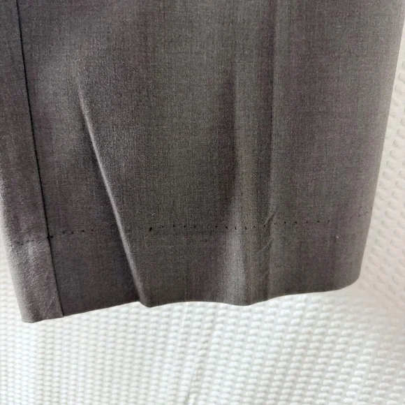 Dress barn Women Dress Pants Gray 14 Wide Leg Office Wear Business Tailored - Picture 8 of 8